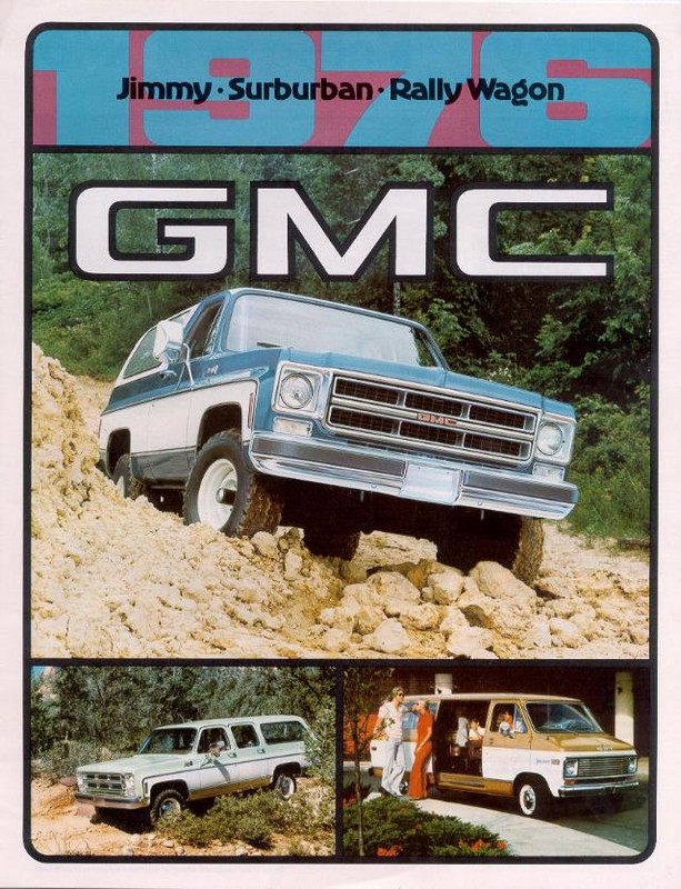 1976 GMC Jimmy-Suburban-Rally Wagon Brochure